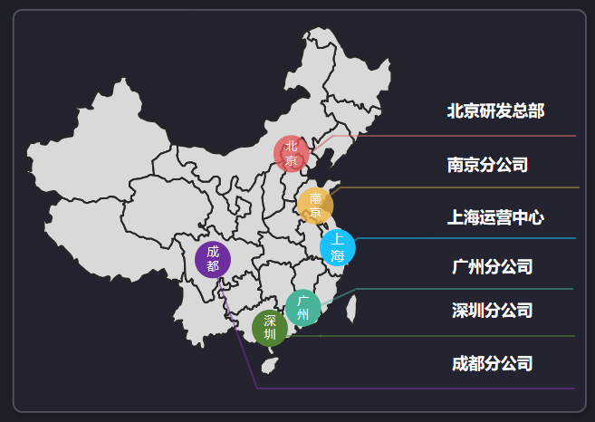 商联达全国分布图