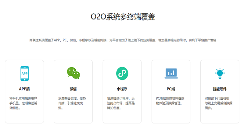 商联达o2o系统